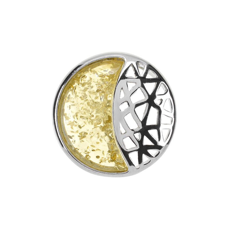 Baltischer Bernstein-Silberanhänger (dagen) Baltischer Bernstein-Silberanhänger (dagen)