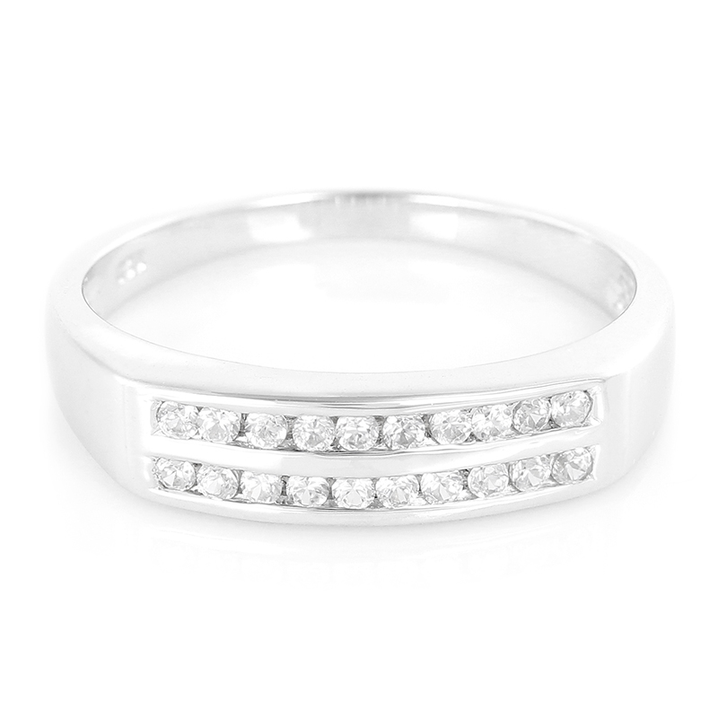 Zirkon-Silberring Zirkon-Silberring