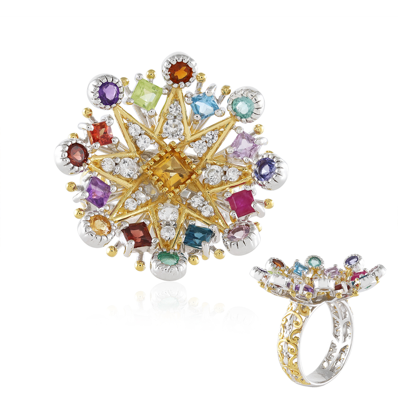 Edelstein-Silberring (Gems en Vogue) Edelstein-Silberring (Gems en Vogue)