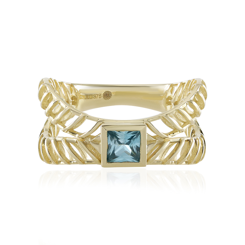 Ratanakiri-Zirkon-Goldring (Ornaments by de Melo)