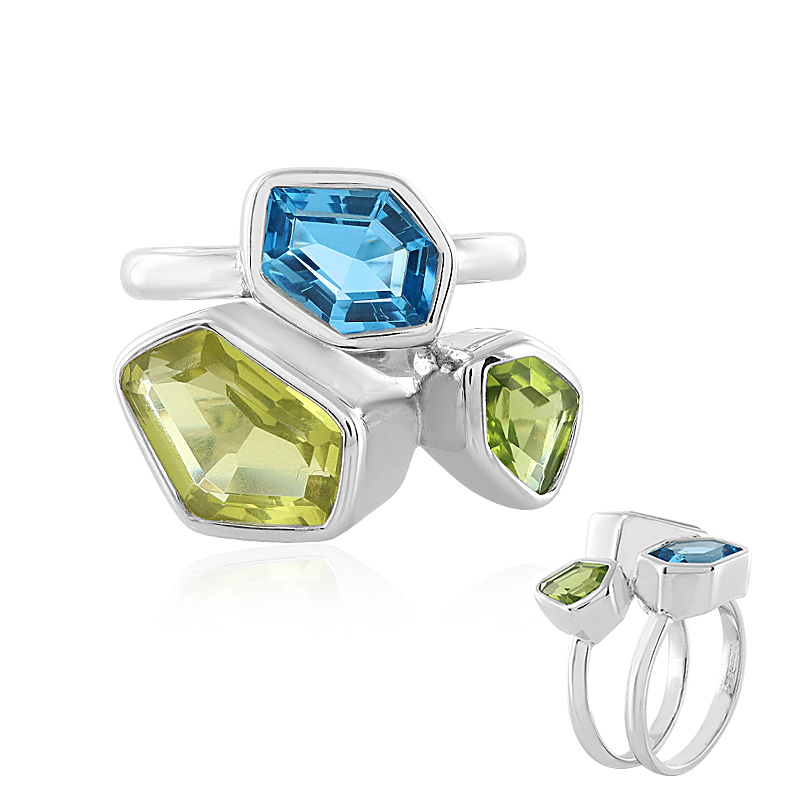 Edelstein-Silberring (de Melo)