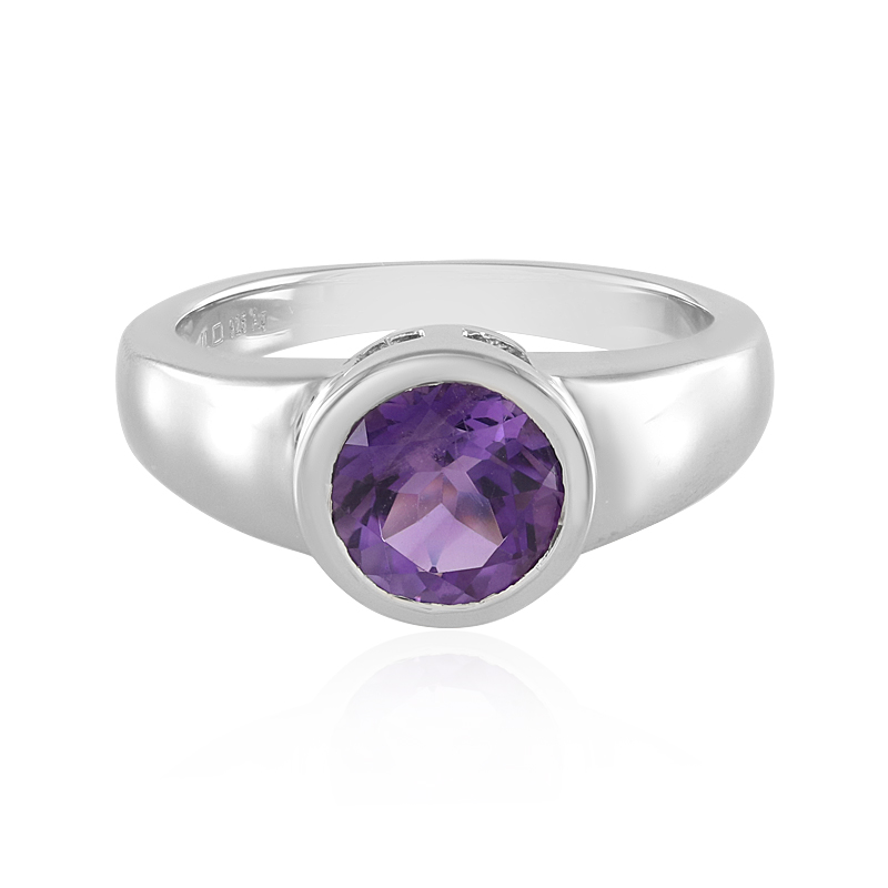 Sibirischer Amethyst-Silberring