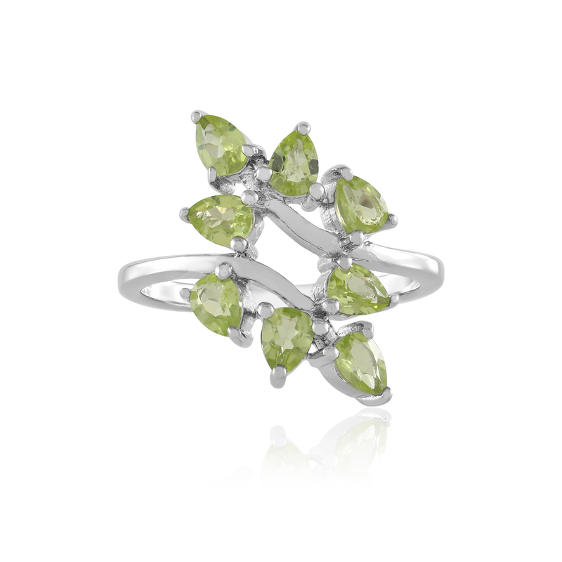 Peridot-Silberring