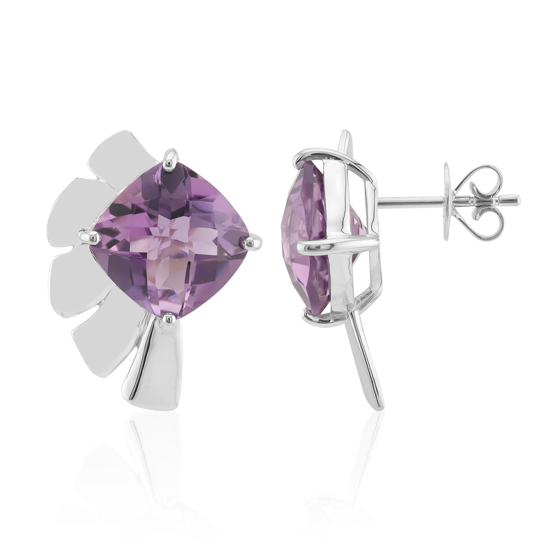 Amethyst-Silberohrringe (Pallanova)