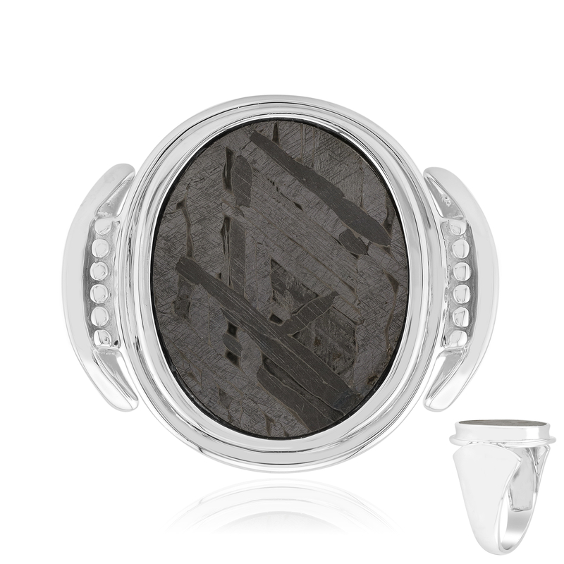 Aletai-Meteorit-Silberring