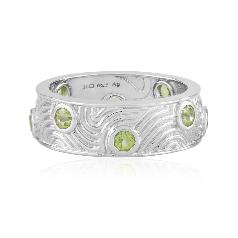 Peridot-Silberring (de Melo Essence) - Farbe: Grün