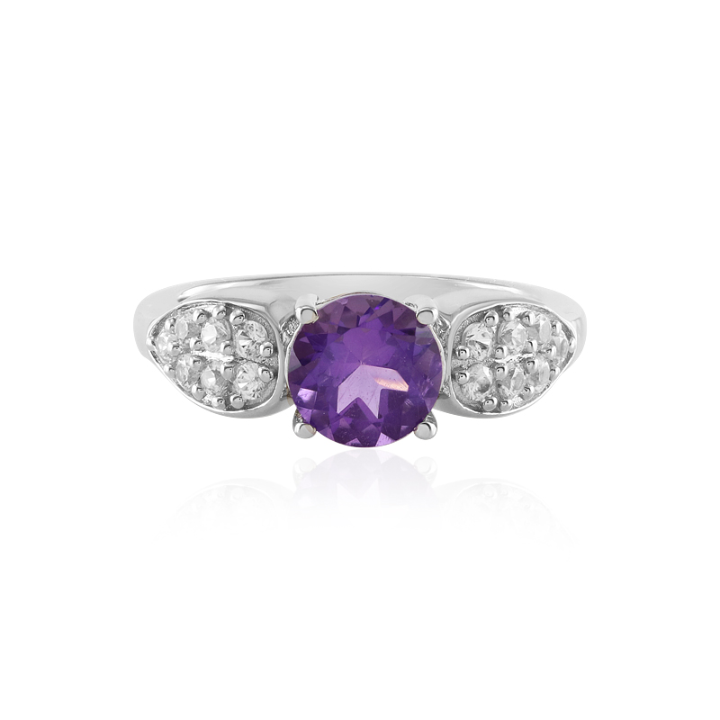 Uruguay-Amethyst-Silberring Uruguay-Amethyst-Silberring