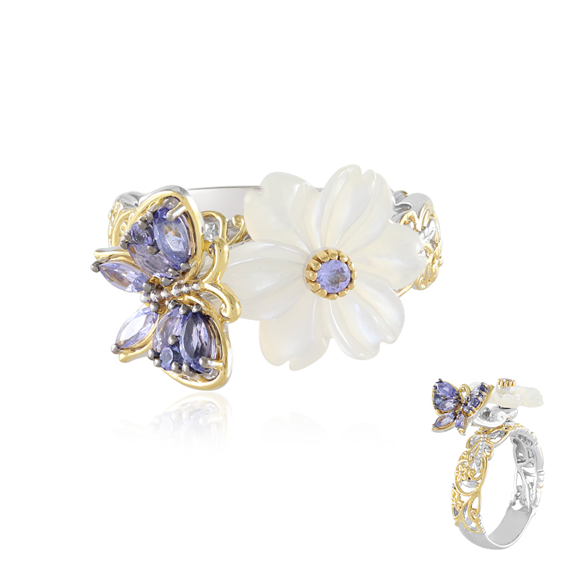 Edelstein-Silberring (Gems en Vogue) Edelstein-Silberring (Gems en Vogue)