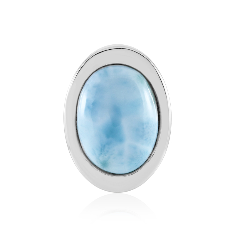 Larimar-Silberanhänger (MONOSONO COLLECTION)