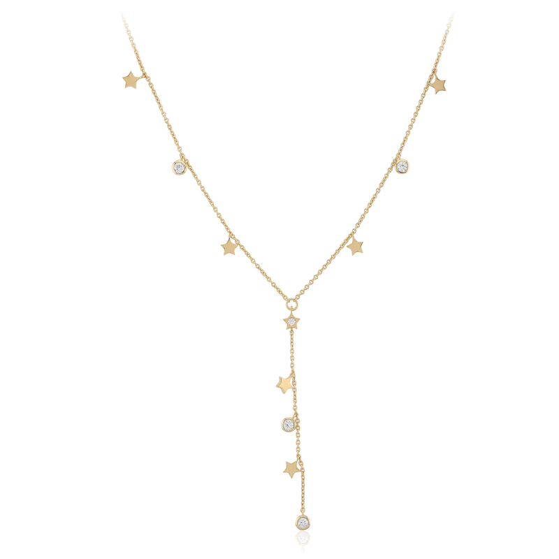 Zirkon-Silbercollier