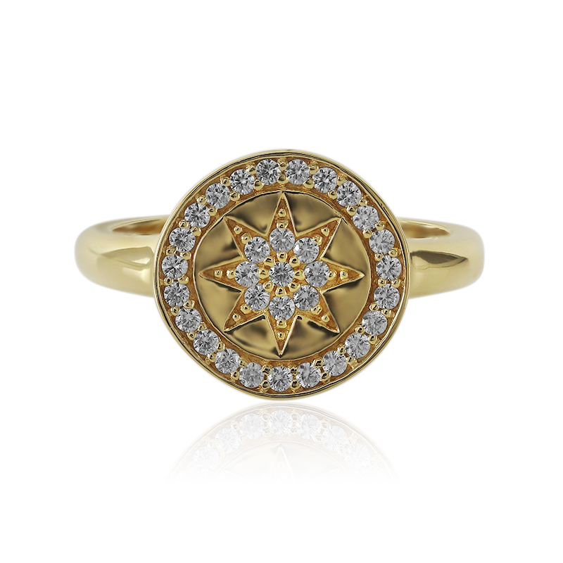 Zirkon-Silberring Zirkon-Silberring