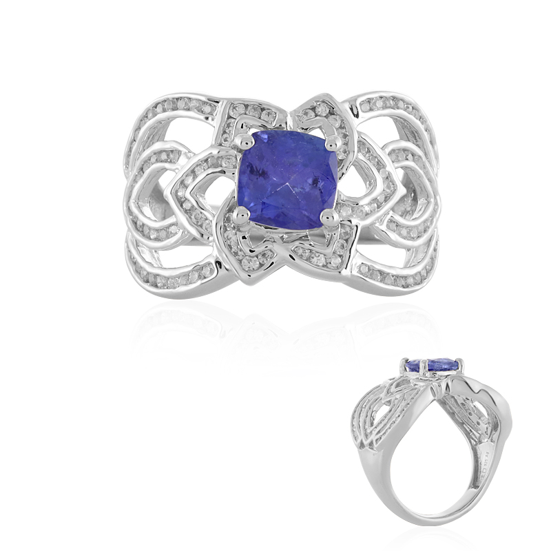 Tansanit-Silberring (de Melo) Tansanit-Silberring (de Melo)