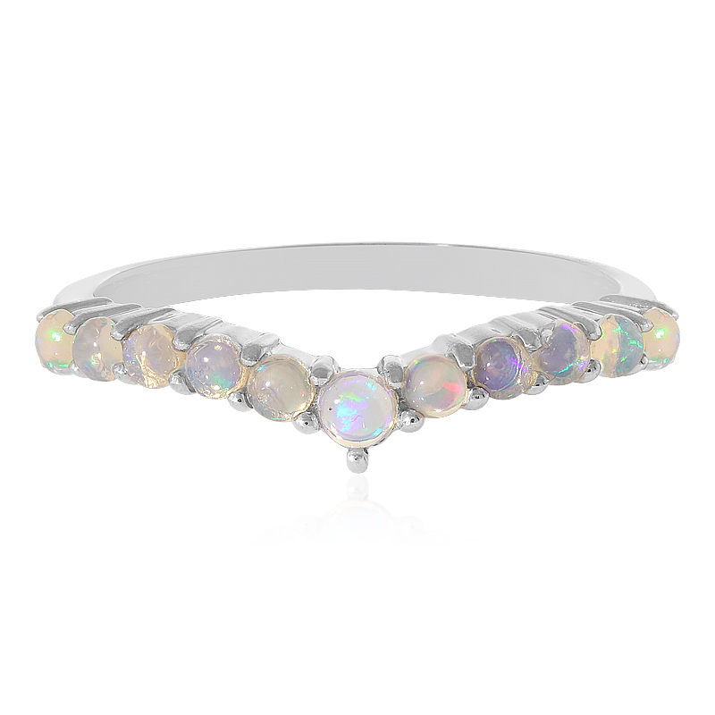 Welo-Opal-Silberring Welo-Opal-Silberring