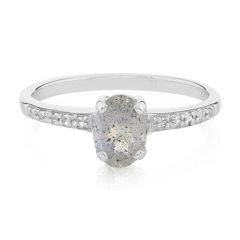 Labradorit-Silberring