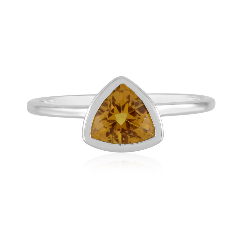 Skapolith-Silberring - Farbe: Gelb