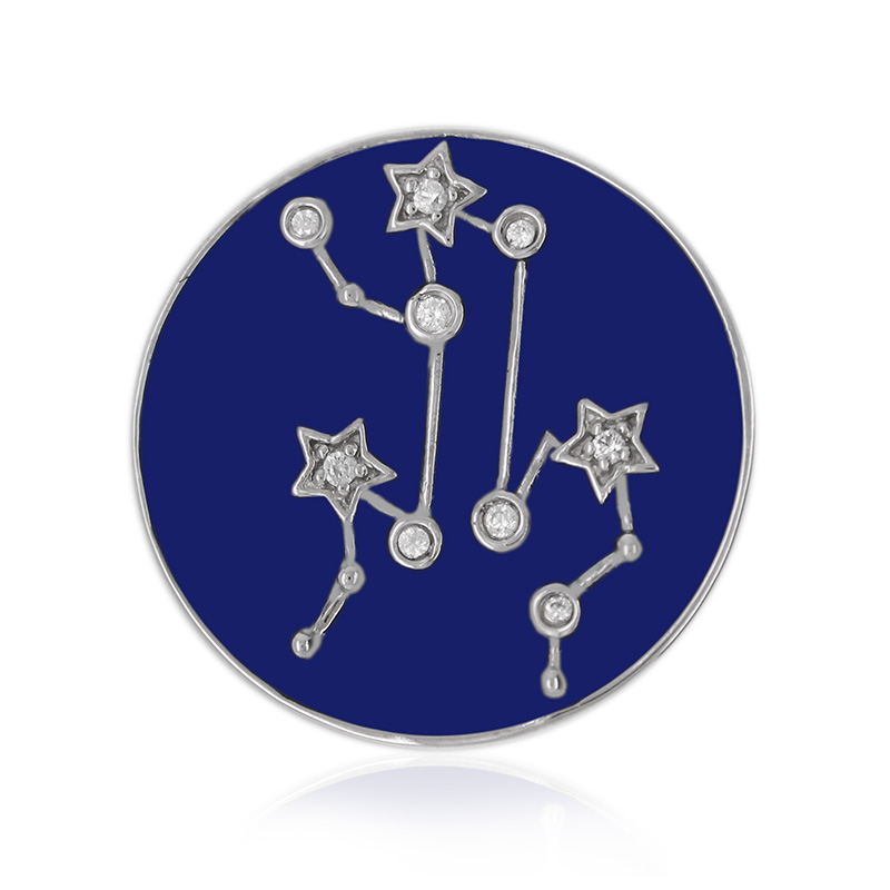 Zirkon-Silberanhänger „Löwe“ (MONOSONO COLLECTION)