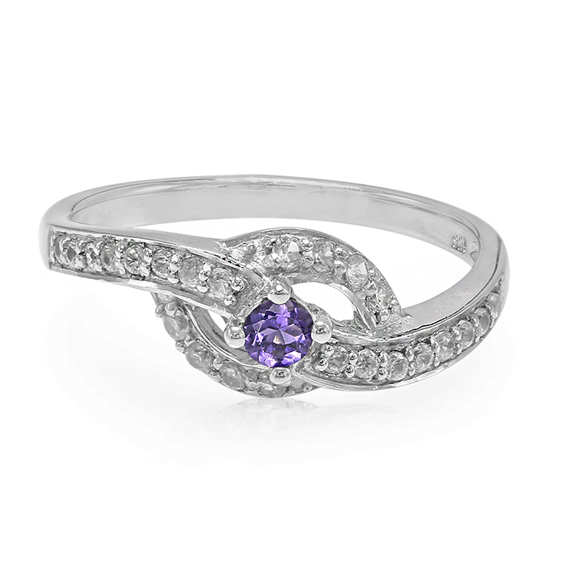 Ceylon-Iolith-Silberring