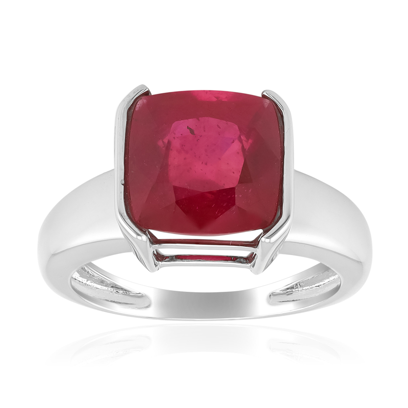 Madagaskar-Rubin-Silberring