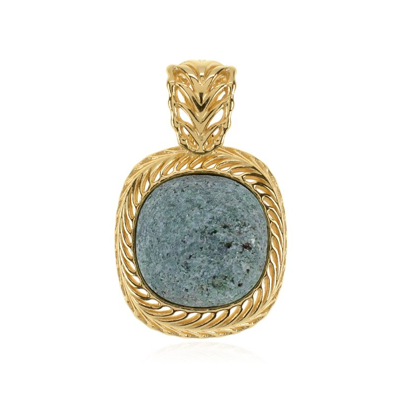 Fuchsit-Silberanhänger (dagen)