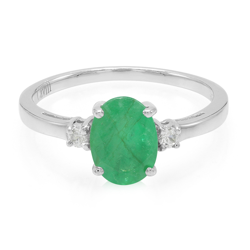 Bahia-Smaragd-Silberring