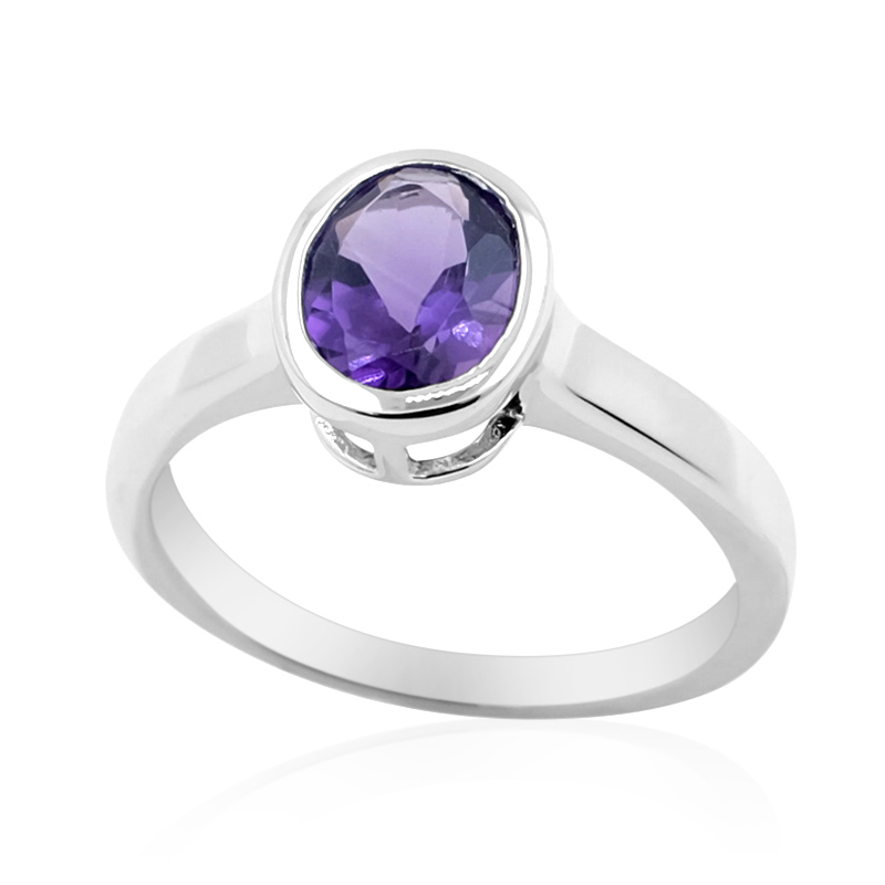 Sambia-Amethyst-Silberring