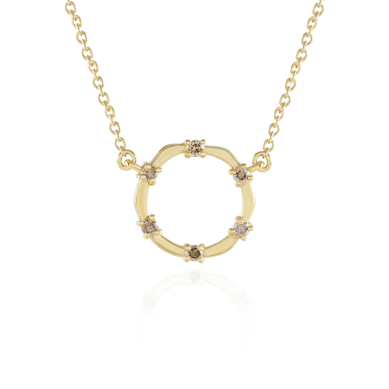I2 Champagner-Brillant-Silbercollier (de Melo Essence)