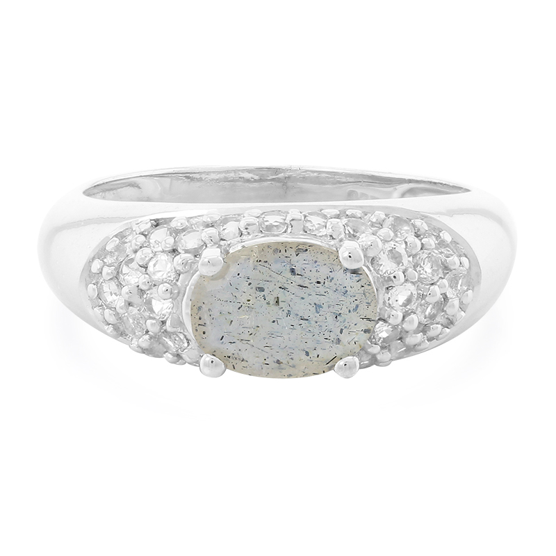 Labradorit-Silberring