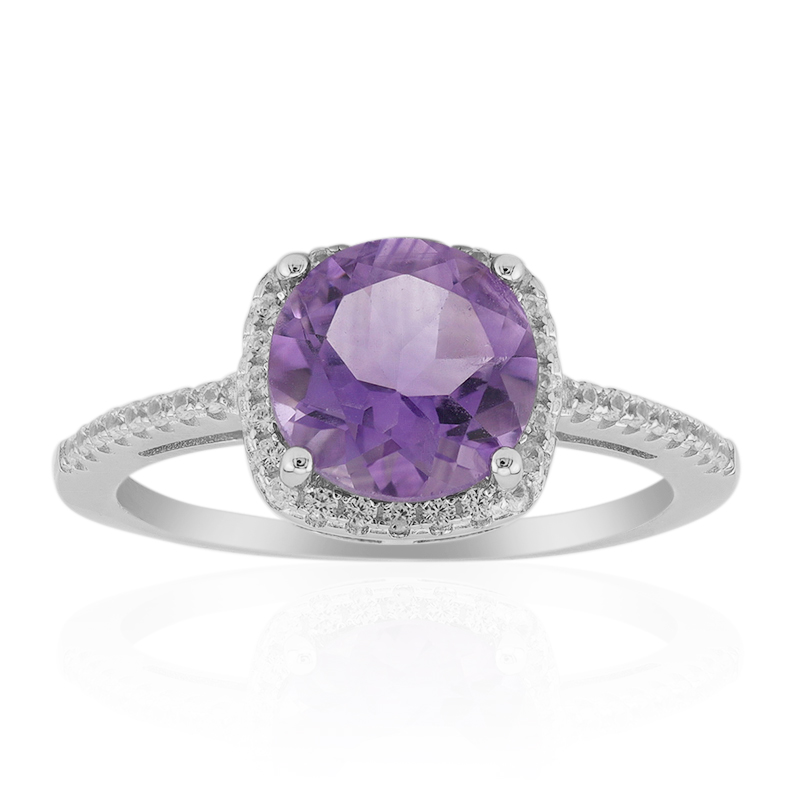 Amethyst-Silberring