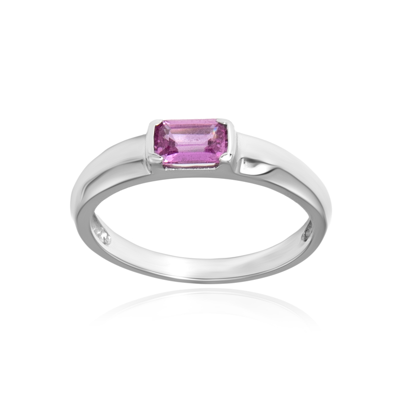 Padparadscha-Saphir-Goldring (CUSTODANA) Padparadscha-Saphir-Goldring (CUSTODANA)