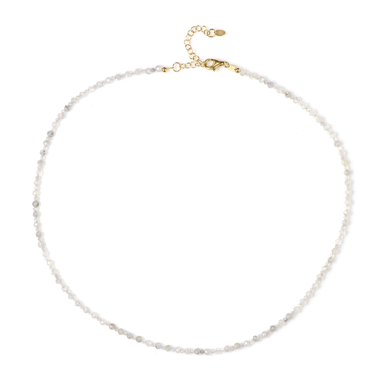 Zirkon-Silberhalskette Zirkon-Silberhalskette