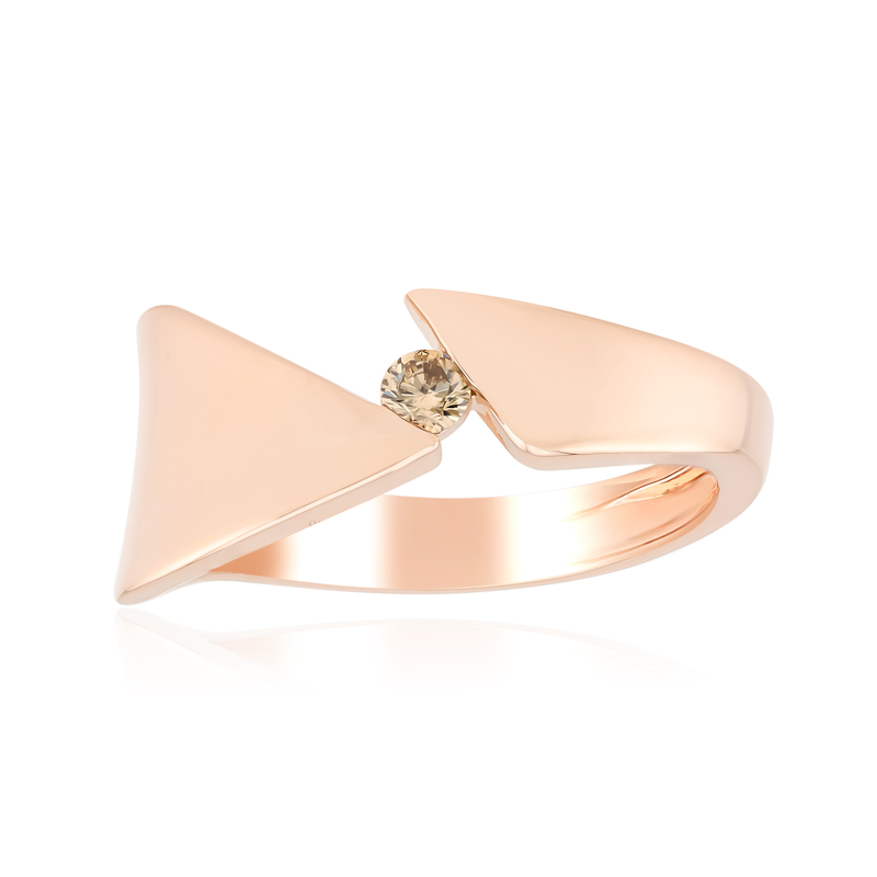 I1 Argyle-Rose de France-Brillant-Silberring (Annette)