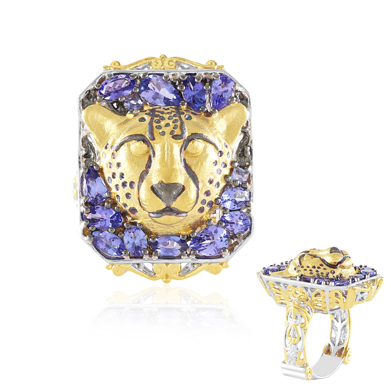 Tansanit-Silberring (Gems en Vogue) Tansanit-Silberring (Gems en Vogue)