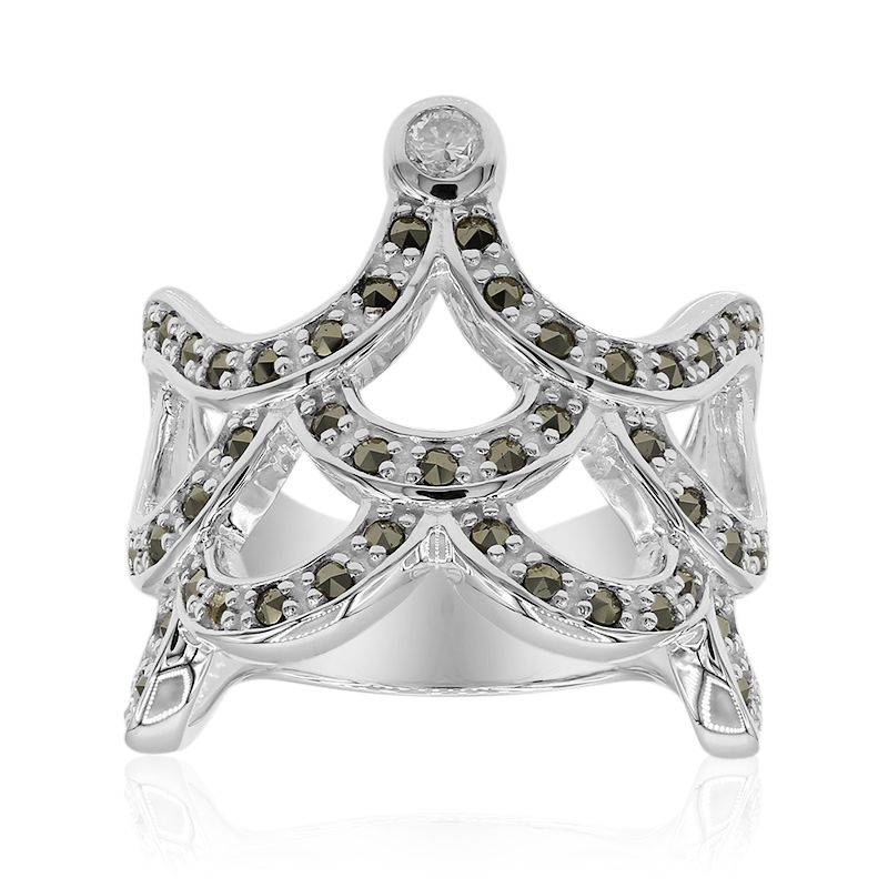 I2 (J) Brillant-Silberring (Annette classic)