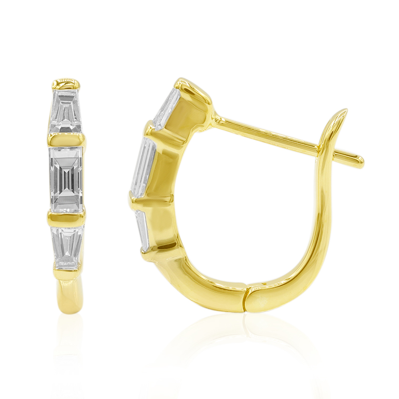 SI1 (G) Diamant-Goldohrringe (Annette)