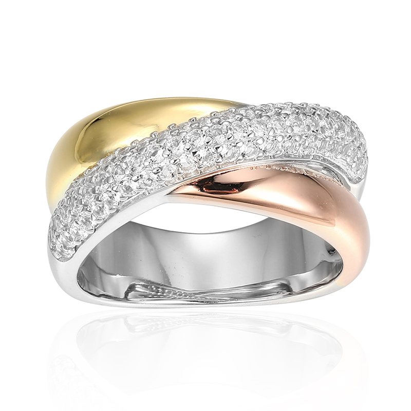 Weißer Topas-Silberring