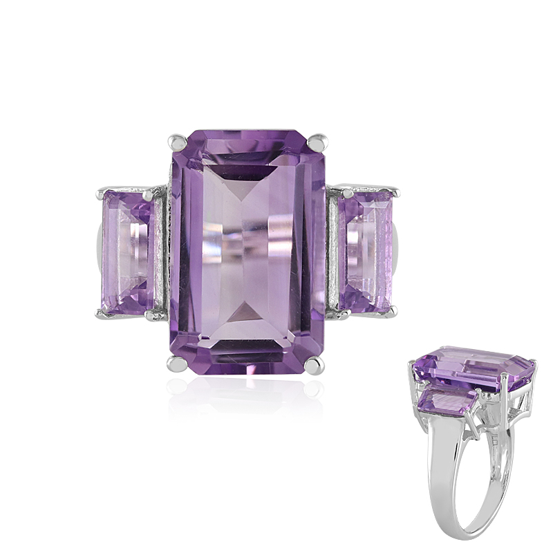 Amethyst-Silberring