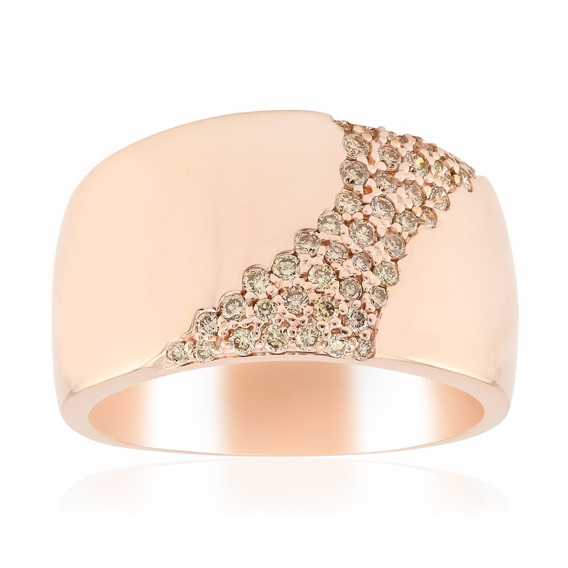 I1 Argyle-Rose de France-Brillant-Silberring (Annette)