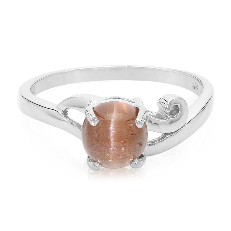 Skapolith-Katzenauge-Silberring