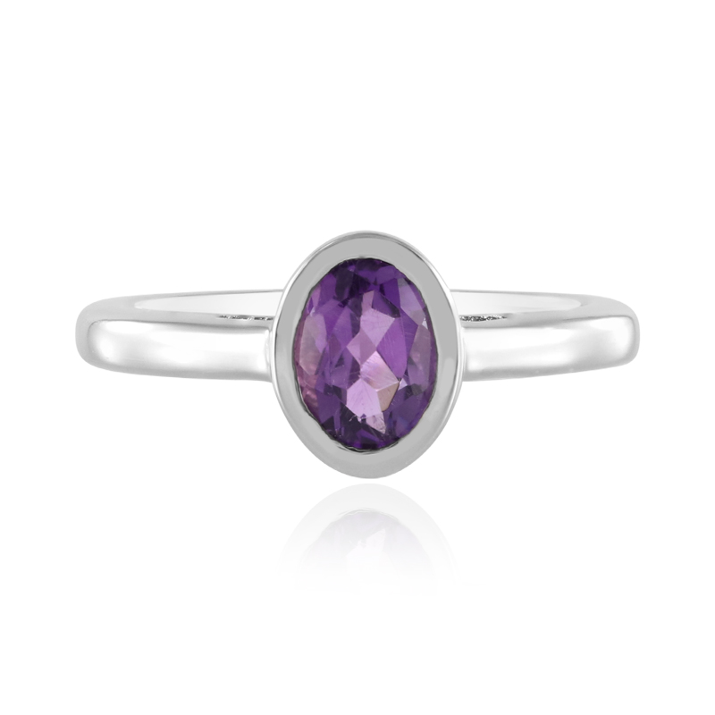 Marokkanischer Amethyst-Silberring