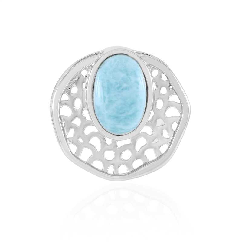 Larimar-Silberanhänger (MONOSONO COLLECTION)