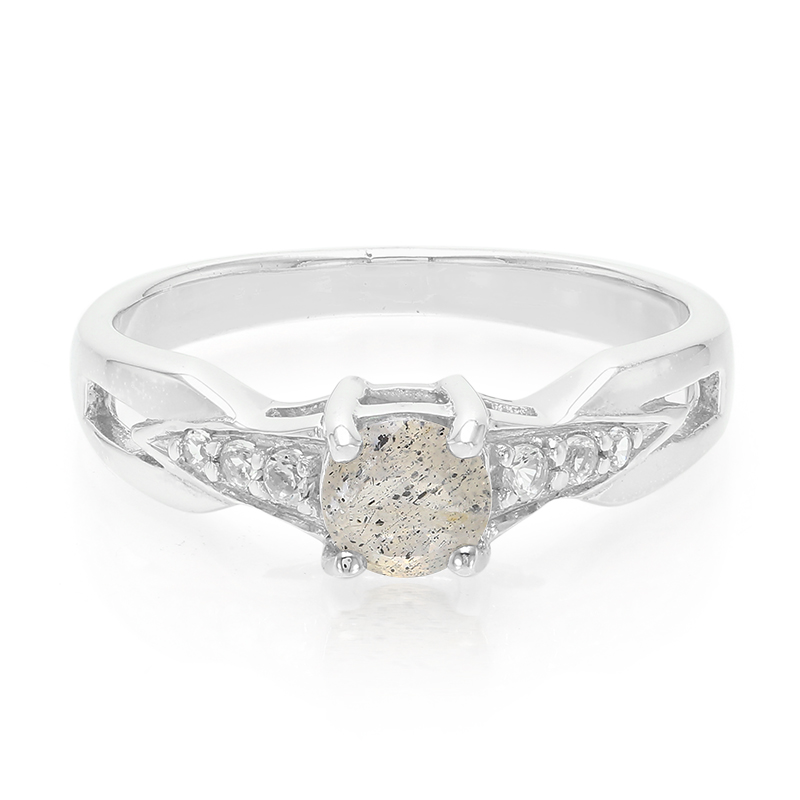 Spektrolith-Silberring