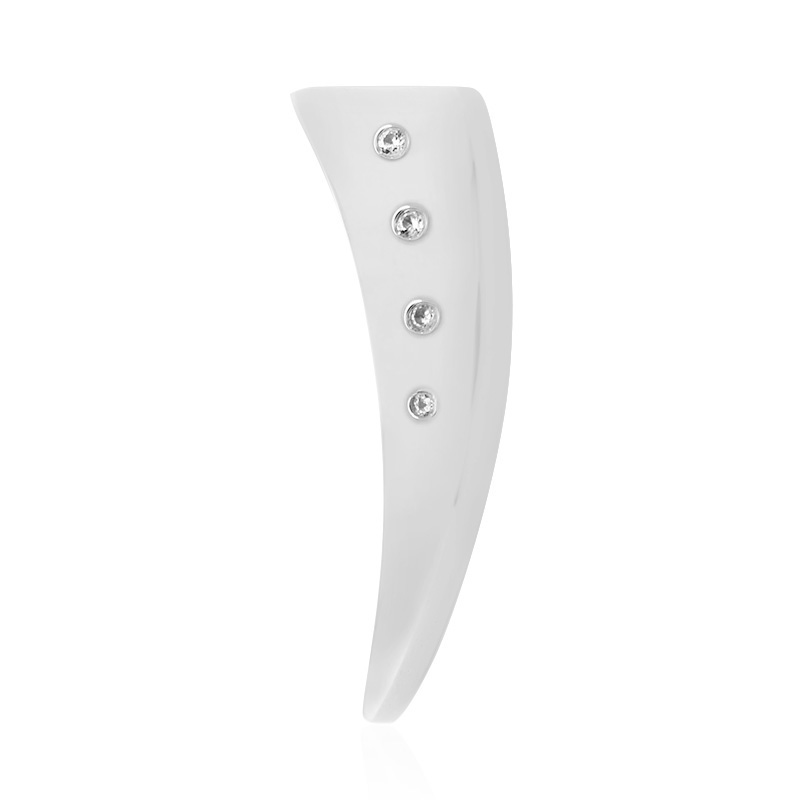 Zirkon-Silberanhänger