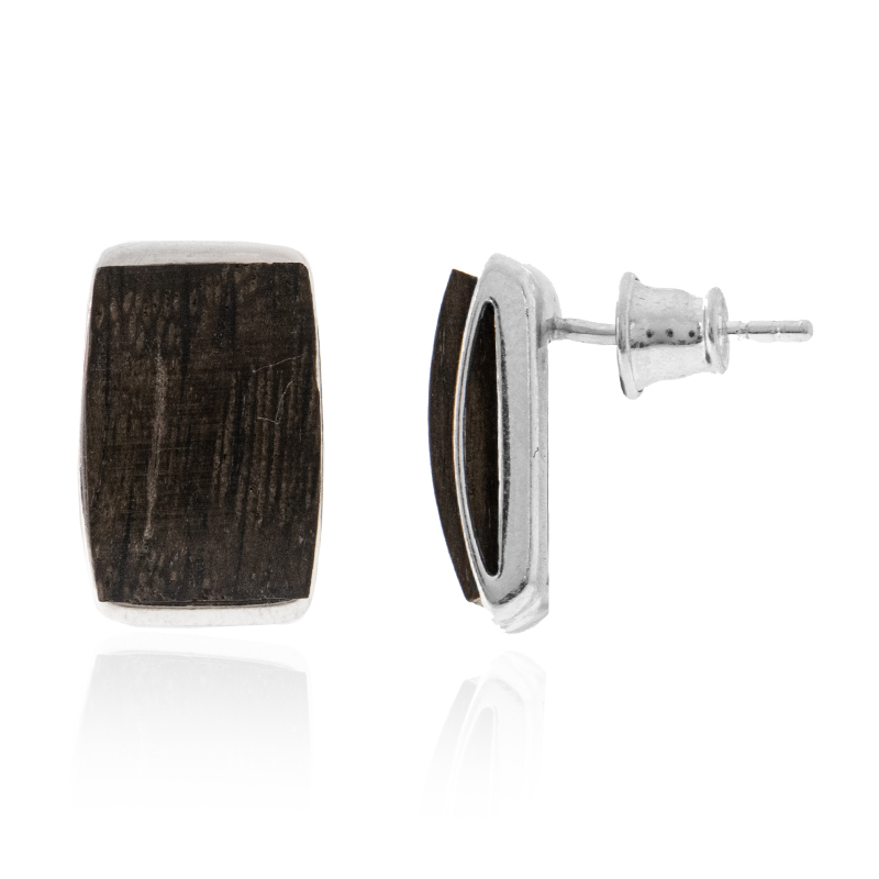 Mooreiche-Silberohrringe (dagen)