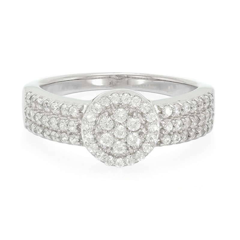 Zirkon-Silberring Zirkon-Silberring