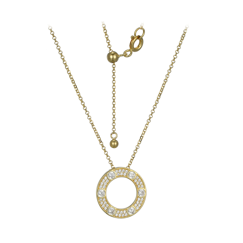 Zirkon-Silbercollier (Adela Silber) Zirkon-Silbercollier (Adela Silber)