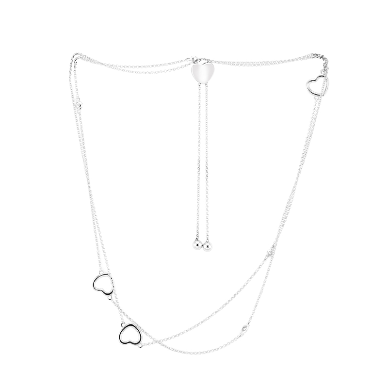 Zirkon-Silbercollier