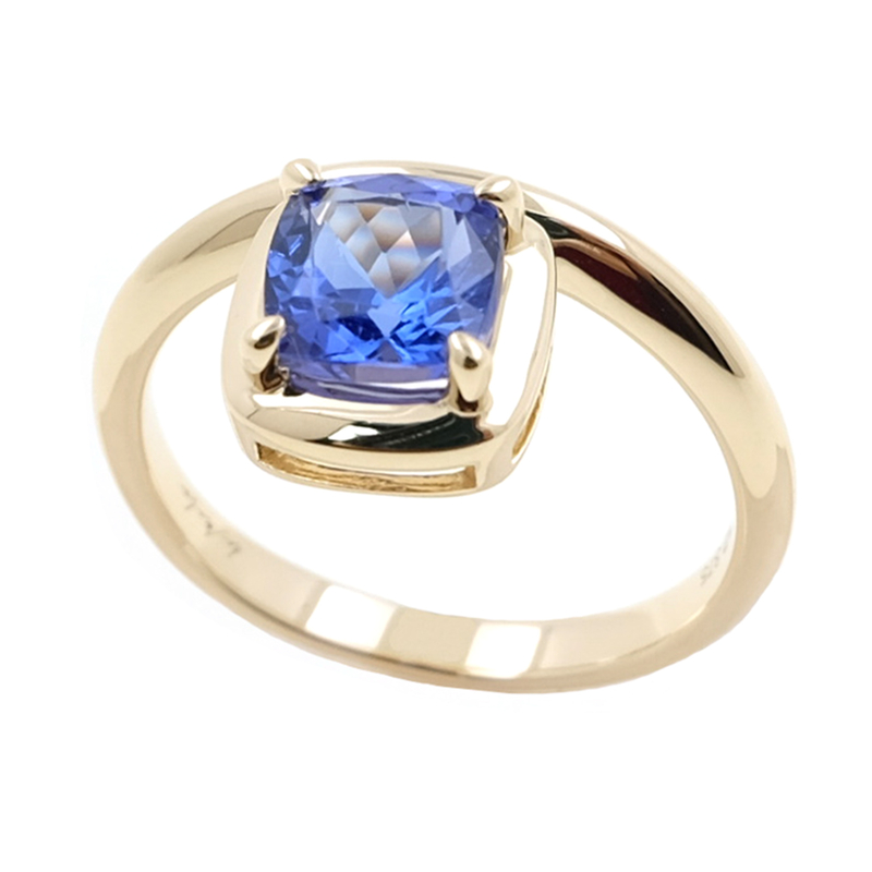 AAA-Tansanit-Goldring (de Melo) AAA-Tansanit-Goldring (de Melo)