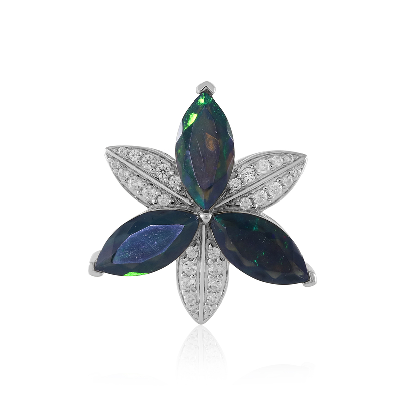 Mezezo-Opal-Silberanhänger Mezezo-Opal-Silberanhänger