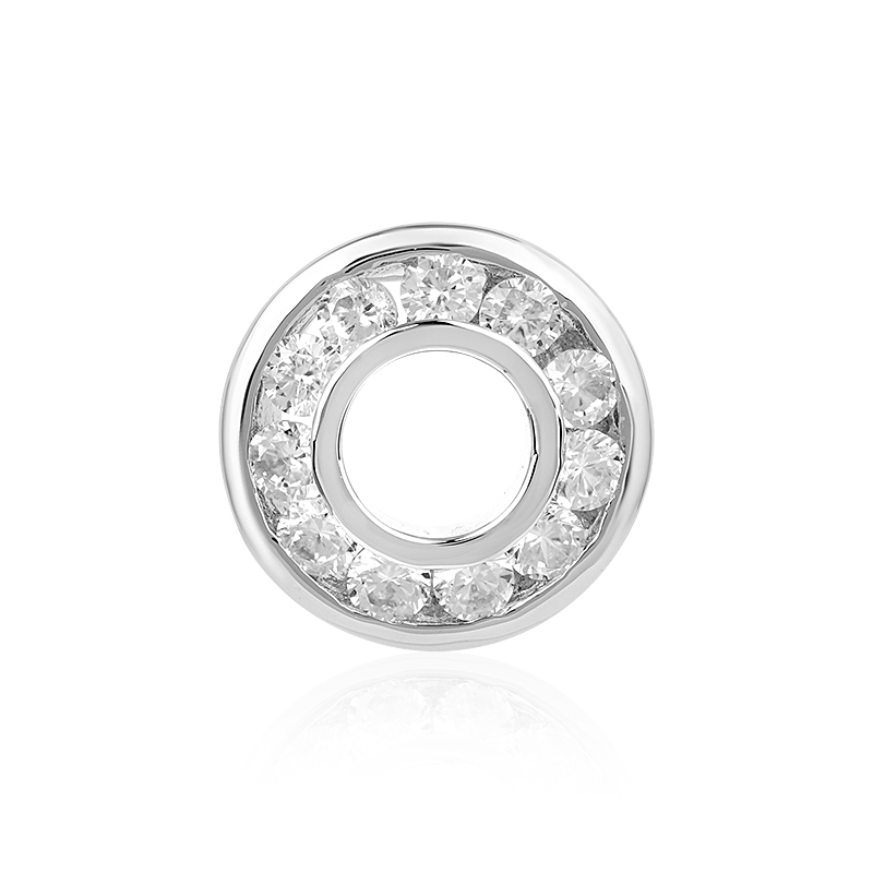 Zirkon-Silberanhänger (MONOSONO COLLECTION)