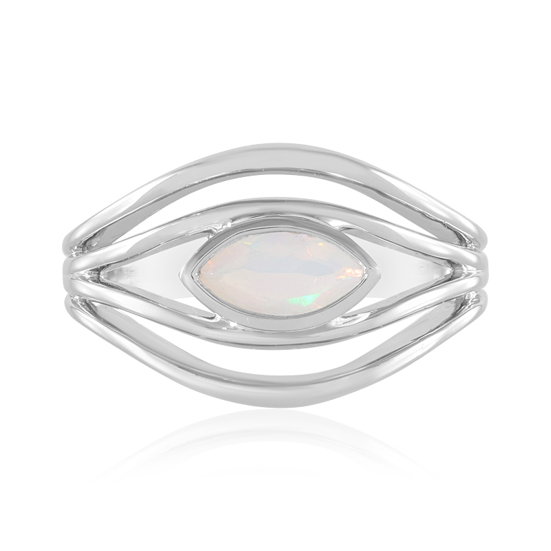 Welo-Opal-Silberring Welo-Opal-Silberring